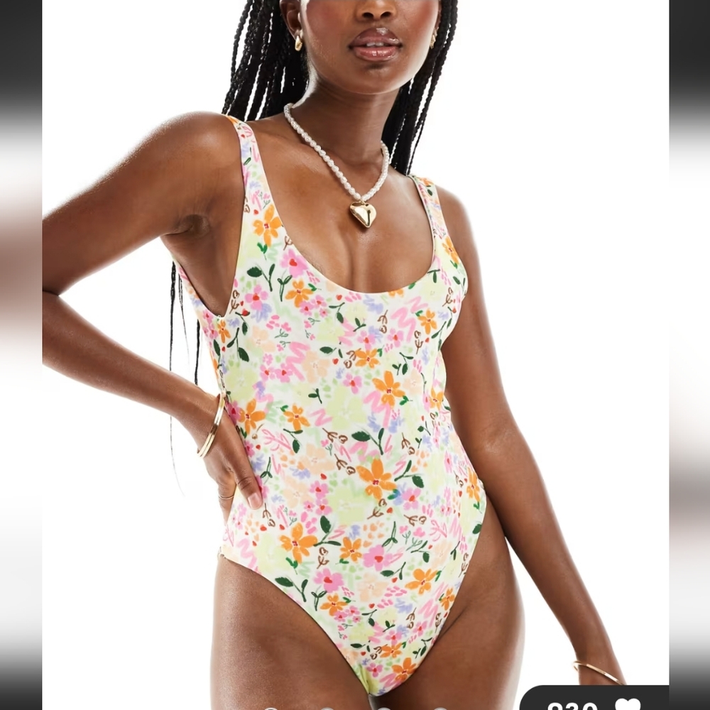 Floral One-Piece Swimsuit